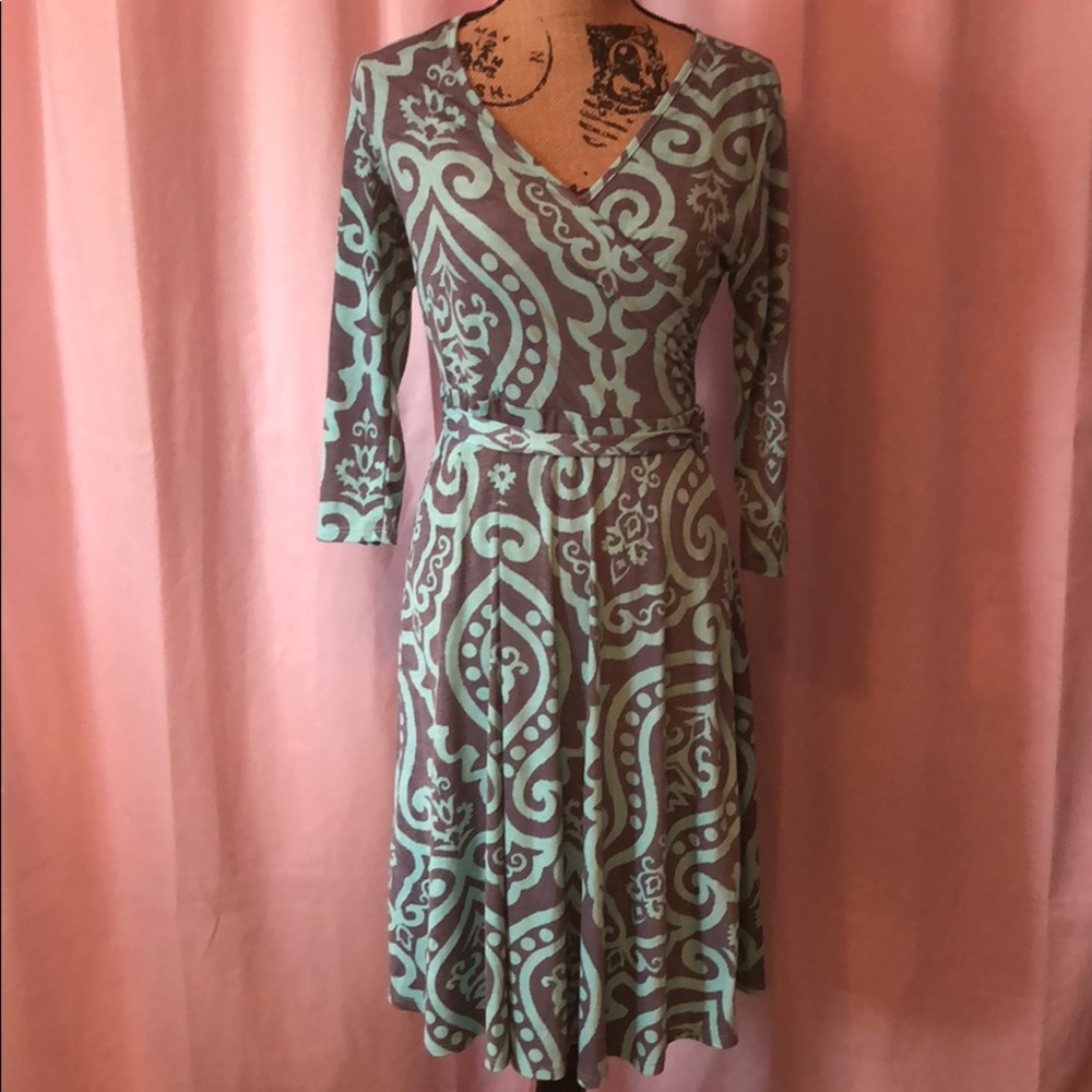Pink blush maternity dress